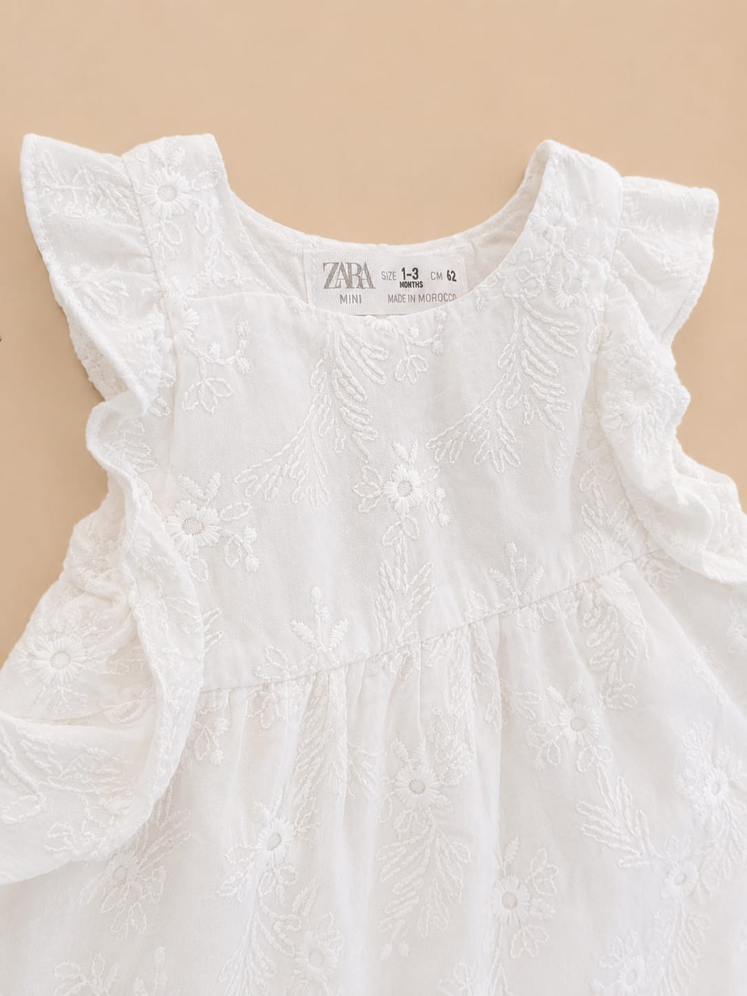 Vestido Zara blanco - Image 2