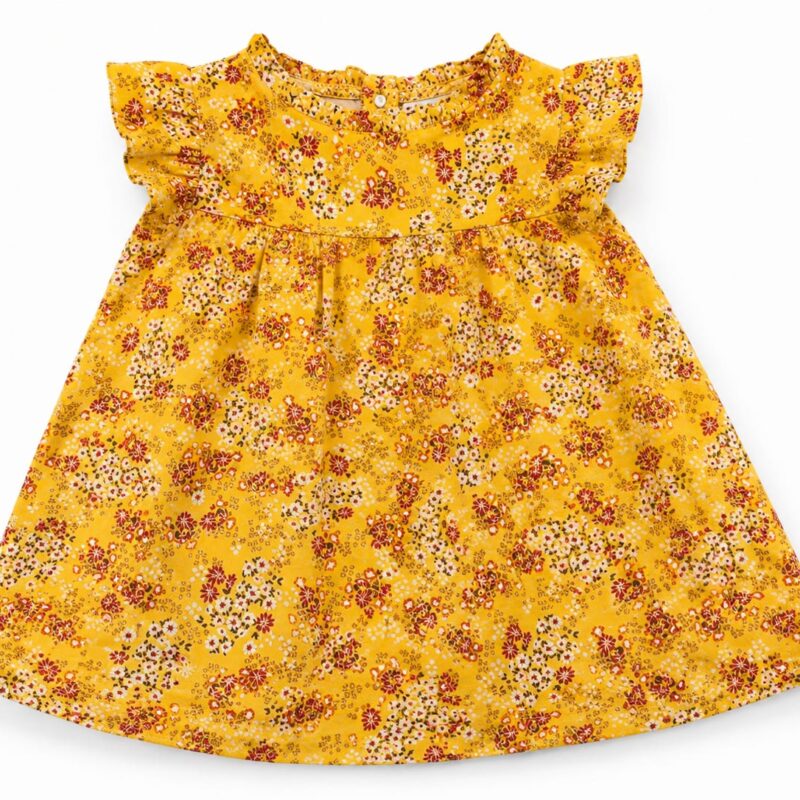 Vestido Floral Naranja